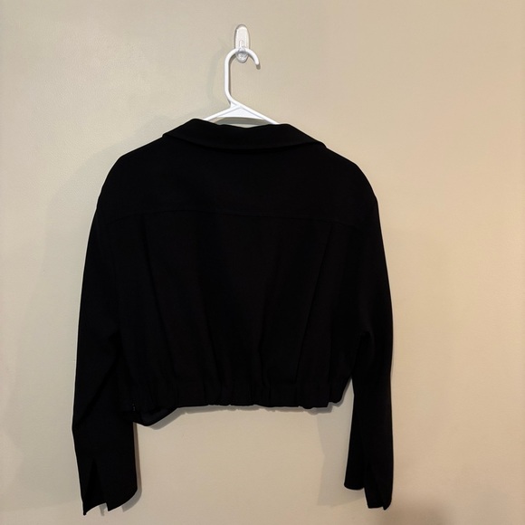 Zara Black Crop Top - Picture 3 of 8
